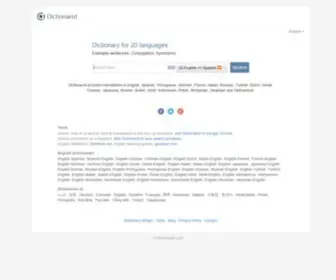 Dictionarist.com(Online Talking Dictionary) Screenshot