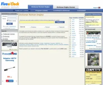 Dictionarromanenglez.ro(Dictionar Roman Englez online) Screenshot