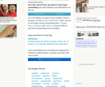 Dictionaryinstant.com(Dictionary Instant) Screenshot