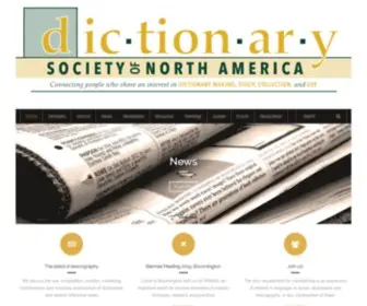 Dictionarysociety.com(The Dictionary Society of North America) Screenshot