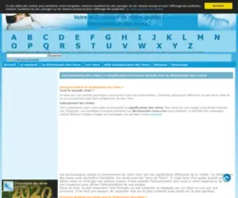 Dictionnaire-Reve.com(Interpretation des rêves) Screenshot