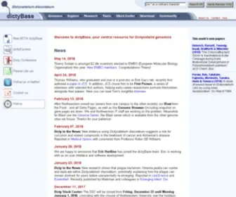 Dictybase.org(DictyBase Home) Screenshot