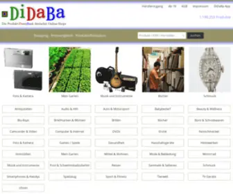 Didaba.com(DiDaBa Die Datenbank) Screenshot