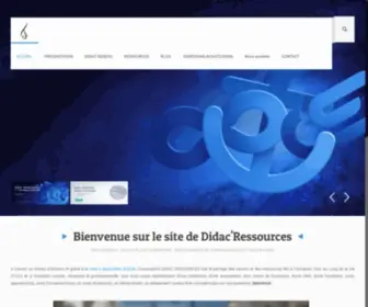 Didac-Ressources.eu(DIDAC RESSOURCES) Screenshot