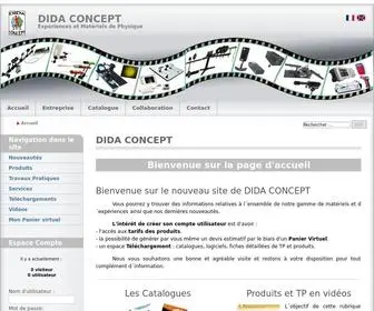 Didaconcept.com(Accueil) Screenshot