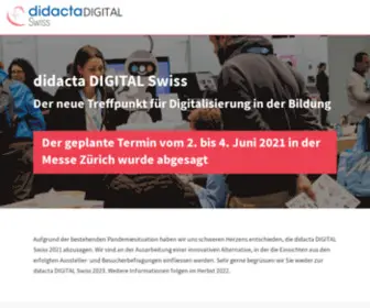 Didacta-Digital.ch(Didacta DIGITAL Swiss) Screenshot