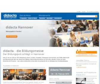 Didacta-Hannover.de(Didacta) Screenshot
