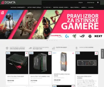 Didakta.ba(Vrhunska gaming oprema i više) Screenshot