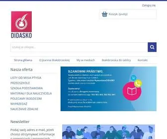 Didasko.com.pl(Księgarnia) Screenshot