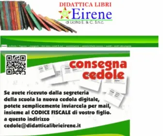 Didatticalibrieirene.it(Il tutto per la scuola) Screenshot