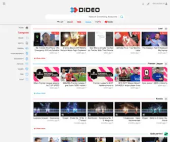 Dideo.tv(Dideo search engine) Screenshot