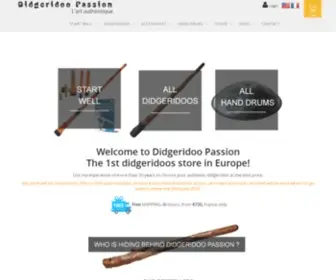 Didgeridoo-Passion.com(Didgeridoo Passion) Screenshot