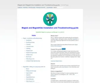 Didgeridoohan.com(Color text="magisk and magiskhide installation and troubleshooting gu) Screenshot