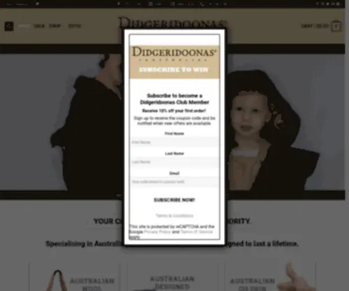Didgeridoonas.com.au(Didgeridoonas) Screenshot
