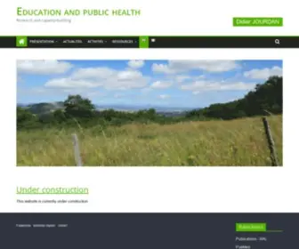 Didier-Jourdan.com(Éducation et santé publique) Screenshot