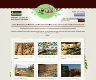 Didierfarms.com(Illinois Greenhouse) Screenshot