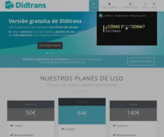 Didtrans.com(Software de gestion para empresas de transporte y transportistas) Screenshot