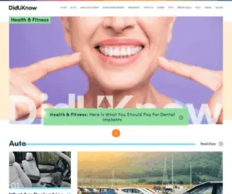 Diduknow.io(Did U Know) Screenshot