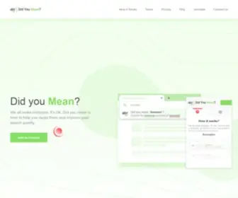 Didyoumeanapp.com(Did you mean) Screenshot