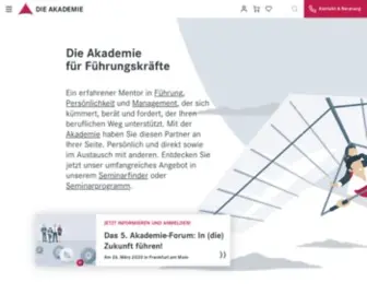 Die-Akademie.de(Seminare für Fach) Screenshot