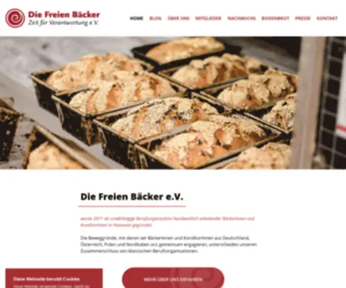 Die-Baecker.org(Die Freien Bäcker) Screenshot