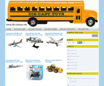 Die-Casttoys.com(Diecast Toys) Screenshot