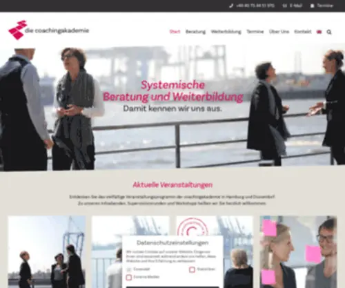 Die-Coaching-Akademie.de(Systemisches Coaching und Weiterbildung) Screenshot