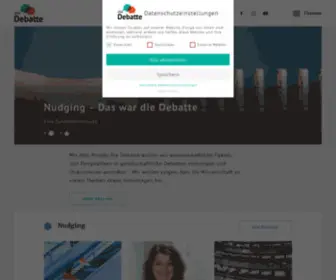 Die-Debatte.org(Die Debatte) Screenshot