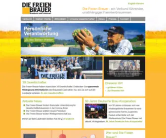 Die-Freien-Brauer.com(Die Freien Brauer) Screenshot