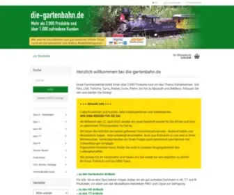 Die-Gartenbahn.de(Zubehör) Screenshot