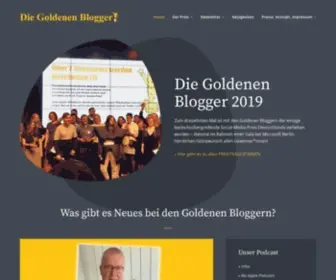 Die-Goldenen-Blogger.de(Die Goldenen Blogger) Screenshot