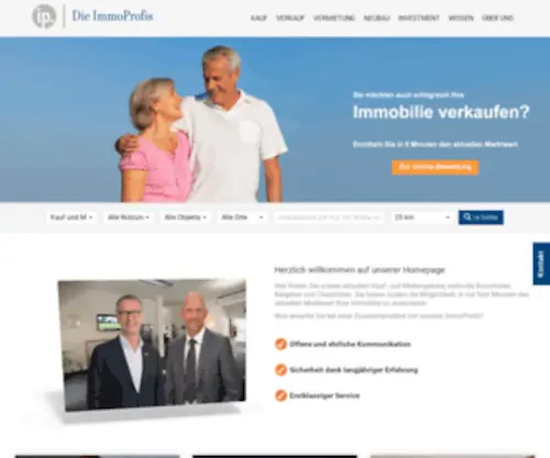 Die-Immoprofis.com(Die ImmoProfis) Screenshot