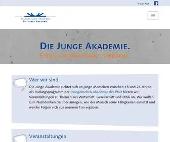 Die-Junge-Akademie.de(Bildung) Screenshot