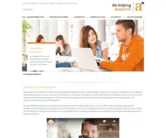 Die-Kolping-Akademie.de(Startseite ) Screenshot