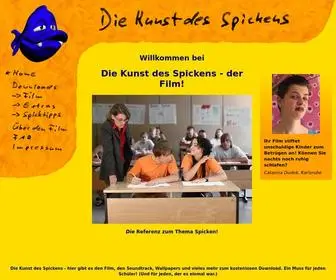 Die-Kunst-Des-Spickens.de(Die Kunst des Spickens) Screenshot