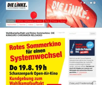 Die-Linke-Hamburg.de(Die Linke Hamburg) Screenshot