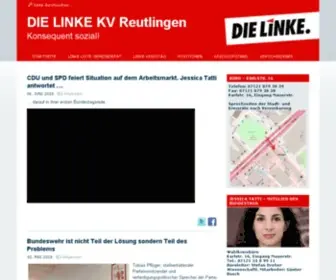Die-Linke-Reutlingen.de(DIE LINKE Reutlingen) Screenshot