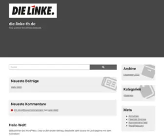 Die-Linke-TH.de(Eine weitere WordPress) Screenshot