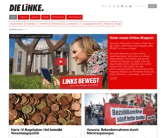 Die-Linke.de(DIE LINKE) Screenshot