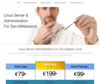 Die-Linux-Administratoren.de(Mieten Sie Ihren Linux Administrator direkt beim Profi) Screenshot