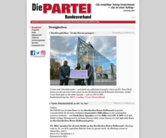 Die-Partei.de(Die PARTEI) Screenshot