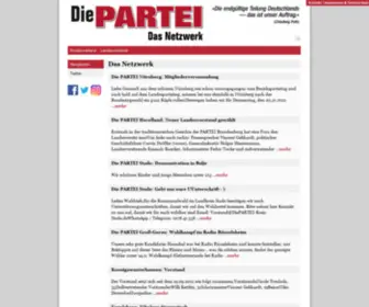 Die-Partei.net(Die PARTEI) Screenshot