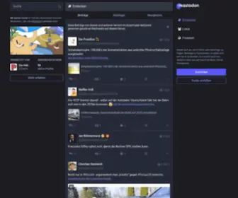 Die-Partei.social(Die PARTEI Mastodon) Screenshot