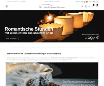 Die-Porzellanmanufakturen.de(Aus fünf Porzellanmanufakturen) Screenshot