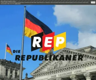 Die-Republikaner.net(DIE REPUBLIKANER (REP)) Screenshot