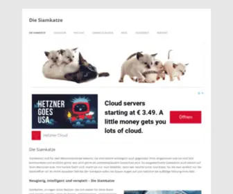 Die-Siamkatze.com(Die Siamkatze) Screenshot