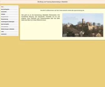 Die-Sparrenburg.de(Sparrenburg Bielefeld (Burg und Festung Sparrenberg)) Screenshot