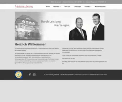 Die-Steuer-Berater.de(Steuerberatungsgesellschaft Hannover) Screenshot