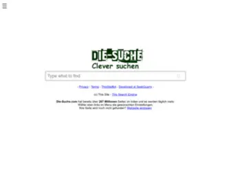 Die-Suche.com(Schweizer Suchmaschine) Screenshot