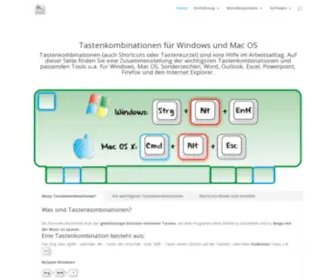 Die-Tastenkombination.de(Tastenkombinationen) Screenshot